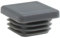 16 Pièces - Toutes les Tailles - Bouchons Embouts Carrés Nervurés Pour Pieds Tubulaires De Meubles, Tables & Chaises (19mm, Gris) par Lifeswonderful