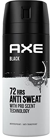 3er Pack - AXE Deodorant/Bodyspray Antitranspirant - Black - 72 Stunden Anti-Schweiß - 150ml