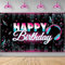 KatchOn, Xtralarge TIK Tok Happy Birthday Banner – 183 x 111 cm | TIK Tok Banner für TIK Tok Happy Birthday Dekorationen | Hintergrund für Mädchen Geburtstag | Tik Tok Party Dekorationen für Mädchen