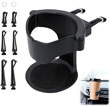 Car Cup Holder,Adjustable Car Drink Holder,Air Vent Cup Holder,Universal Auto Car Vehicle Cup Stand,Water Bottle Holder for Bottle,Thermos Cups,Beverage Cans,Coffee Mug,Cupholder for Cars,Trucks