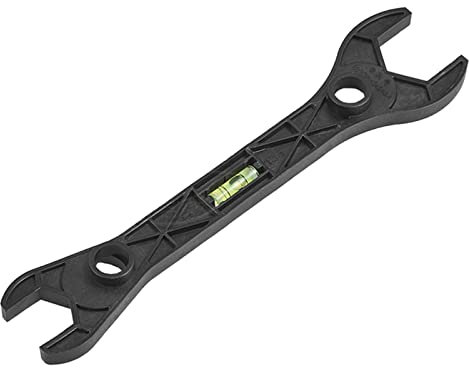 MagiDeal Brauseschlüssel mit Wasserwaage, Doppelkopf-Duschhahn, Ventilschlüssel, Positionierungsschlüssel für die der