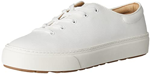 Amazon Essentials Zapatillas Cómodas con Cordones Mujer, Blanco, 44.5 EU