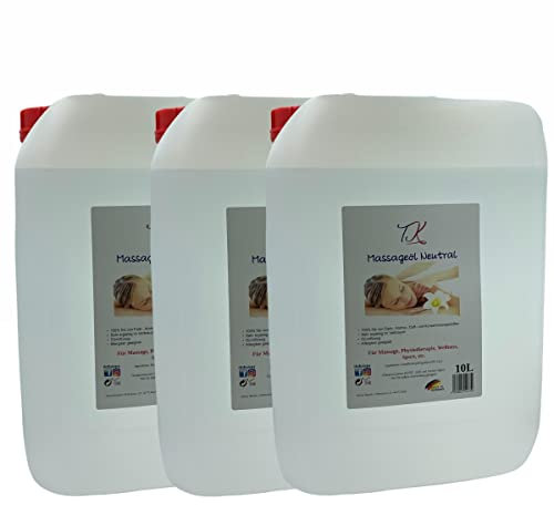 30L Massageöl Neutral für Massage, Wellness, Physiotherapie, SPA etc. in Pharma Qualität (30L)