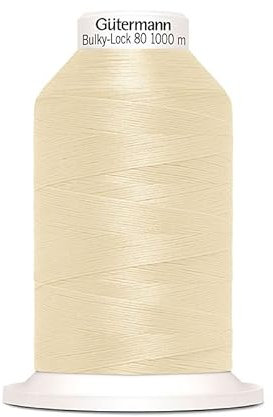 Nähmit - Gütermann Bulky Lock 80 Bauschgarn 1000m Rolle Overlockgarn (04-414)