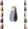 Voleseni Leather Cabinet Knobs, 2pcs Drawer Door Pulls, Anti-Collision Vintage Furniture Door Handles for Kitchen Dresser