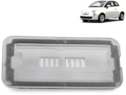 Robuste Abdeckung für hintere Kennzeichenbeleuchtung für Fiat 500 2007–2022 Abarth 500 2007–2022 51800482