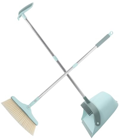 MAGICLULU 1 Juego Juego de recogedor de Escoba recogedor para el hogar Cepillo de Barrido Limpieza recogedor Kit de recogedor de Escoba Vertical Suite escobilla raspador Oficina Colocar