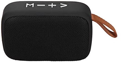 Plyisty Mini Speaker, Clear Sound Compact Portable Stereo Subwoofer with Hand Strap, USB, FM, Stable Connection, Premium Materials, for Indoor Outdoor Use
