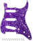 Banworks 4-lagiges Strat SSS Schlagbrett, 11-Loch-Schlagbrett für E-Gitarre, Schlagplatte für USA/Mexican Modern Style Standard Stratocaster ST JT/HB-01 Purple Pearl