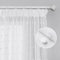 MYSKY HOME Vorhänge mit Kräuselband Gardinen Kinderzimmer Mädchen Vorhang Transparent Dekoration für Wohnzimmer Schöne Stickerei Gardine 2er Set Modern Schlafzimmer Vorhang, H 260 x B 140 cm, Weiss