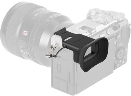 SMALLRIG A7CII A7CR Camera Viewfinder Eyecup, Viewfinder Eye cup with Small Lanyard, Soft Silicone Material, Improving Shooting Stability, for Sony Alpha 7C II/Alpha 7CR - 4819