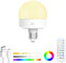 Gotopceed Bombilla LED con Batería Recargable, Bombilla USB sin Cables Regulable a Pilas de 2000mAh, 15 Colores RGB Bombillas portátiles Inalámbrica Recargables Mando a Distancia