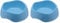 Beco Pets, Bamboo Dog Food & Water Bowl, Non-Slip, Easy Clean, Blue, Small (Pack of 2)