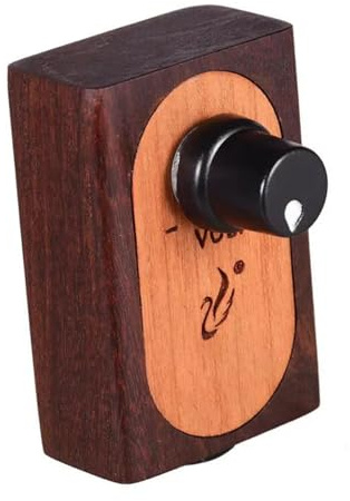 Akustikgitarren-Tonabnehmer Gitarren-Tonabnehmer Aus Holz Ukulele/Kalimba/Madolin-Tonabnehmer Mit Lautstärkeregler Gitarrenzubehör Tonabnehmer-Wandler