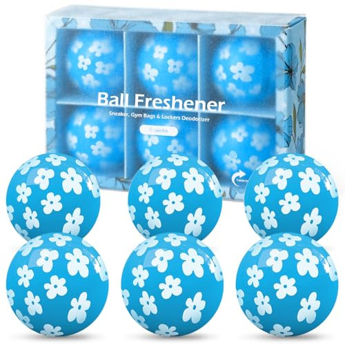 SCENTORINI Deodorante Scarpe, Deodorante Scarpe Antiodori, Profumo di Lino, 6 Palline Deodoranti Scarpe Per Scarpe Sportive, Armadietti, Borse Sportive, Case