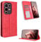 BellaCase Infinix Note 50S 5G Coque [Étui Portefeuille] [Fonction Support] [Slots pour Cartes] [Couverture à Rabat Magnétique] Compatible avec Le Smartphone Infinix Note 50S 5G(Rouge)