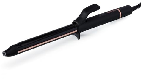 GEEPAS Hair Curler | Expert Salon Curling Wand for Short & Long Hair with Ceramic-Coated Barrel | Digital Display Auto Shut-Off Adjustable 80-210°C Temperature Frizz Free Smooth Curls 2 Year Warranty