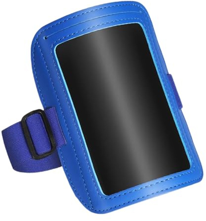 Transparenter PVC-Arm-Kartenhalter, verstellbares Gummiband, wasserabweisend, für Büro, Schule, Firmenveranstaltungen, PVC-Hülle