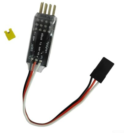 SBUS zu Decoder für Empfänger mit SBUS-Ausgang, 4-K Signalwandler für ESC, kompatibel mit Frsky D8 R1/R8 Radiolink, 3,3 V-5,5 V Eingang