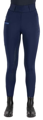 Imperial Riding Reitlegging IRH Comfi Sparks, Damen-Reitlegging mit Silikon-Vollbesatz, 4-Wege-Stretch, hohem Bund und Handytasche