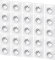 Legrand LEG200249 Neptune Prises de courant avec terre, 3680 W, 230 V, Blanc, Set de 25 Pièces
