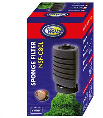 Eck-Schwammfilter NSF-C80L für Aquarien bis 80 Liter.