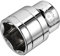 sourcing map 1/2-Inch Drive 24mm 6-Point Shallow Socket, Metric, Cr-V