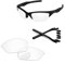 PapaViva Replacement Lenses for Oakley Half Jacket 2.0 OO9144 62mm Sunglass HD Clear Non-polarized