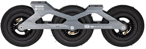 Powerslide Nordic Inline Skates Aluminium Schiene SUV 125, inkl. Luftreifen und rostfreien Kugellagern