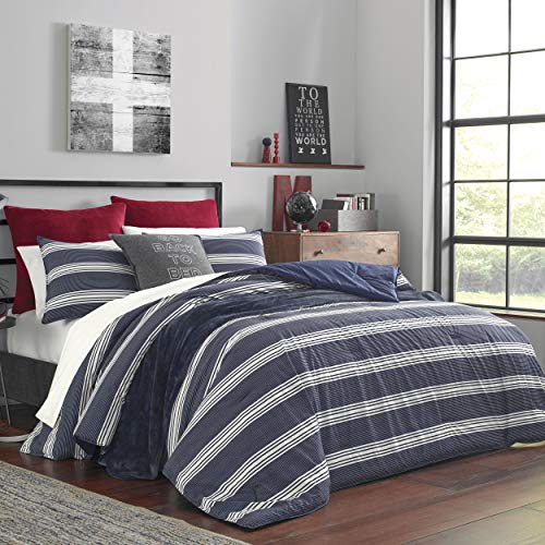 Nautica Craver Bettwäsche-Set Casual Queen Duvet Navy