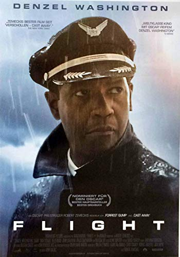Flight - Denzel Washington - Kelly Reilly - Filmposter 37x53cm gerollt