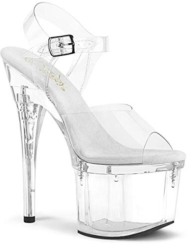 Pleaser ClrClr 9 ESTEEM-708 estm708-c-m Fashion Womens High Heel Sandals.