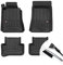 moto-MOLTICO 3D Gummimatten Auto, 4-teiliges Set, Allwetter Gummi Fußmatten, Antirutsch & Wasserfest Autoteppiche - passend für Mercedes-Benz C-Klasse W203 2000-2007
