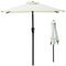 Novonova Parasol, Parasol de Jardin 150 × 210cm Protection Solaire UV50+ Parasol de Balcon Carré, Parasol de Jardin Exterieur, Parasol pour Plage/Jardin/Balcon, Parasols de Jardin Beige