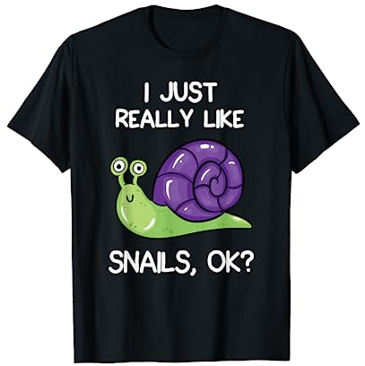 J'aime vraiment les escargots Cadeaux pour les amoureux des T-Shirt