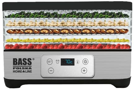 Essiccatore alimentare per conservare alimenti e 5 vassoi