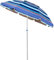 BESCH Sombrilla para Playa, Jardín o Piscina, Aluminio e Inclinable con Protección Solar UV50+ y Cubierta con Ventilación. (Ø 180cm, Multicolor 2)