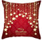 Deko Kissenbezug, Weihnachtskissenbezug Dekokissen Dekorative Sterne Anhänger Polyester Weihnachtsfeier Dekorationen 45X45CM