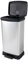 CURVER Poubelle rectangulaire Deco Bin Duo - 23 L + 23 L - Argent métallisé