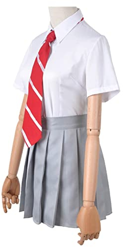 PUYYDS Anime Cosplay Kostüme Sano Manjiro Damen Rock Uniform Versuchung Schulmädchen Anzug Tuch Perücke Unisex Kleidung