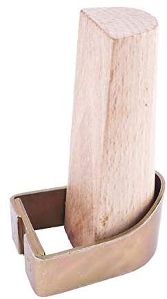 Bauster® Sensenring für Sensenbaum+Holzkeil für Sensenbaum Sensenschloß Sense ohne Schrauben Satz Klingenring für Sensenbaum aus Metall Sensenhalter Gartensense Wildwuchssense Befestigung Sense