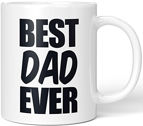 JUNIWORDS Tasse, Best DAD Ever, Weiß (1007202)