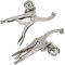 MUKLEI 2 PCS 9 Inch Drill Press Locking Clamp, Heavy Duty Drill Press Vise Grip Clamps for Fixed Workpiece, Drilling, Metalworking