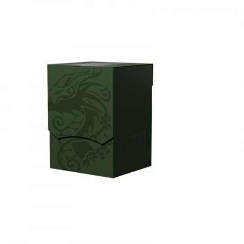 Arcane Tinmen ApS Dragon Shield Card Deck Box – Deck Shell: Forest Green/Black – Durable and Sturdy TCG, OCG Card Storage – Compatible with Pokemon Yugioh Commander and MTG Magic: The Gathering Cards