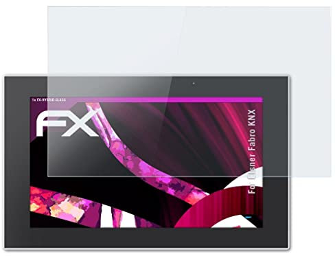 atFoliX Glasfolie kompatibel mit Elsner Fabro KNX Panzerfolie, 9H Hybrid-Glass FX Schutzpanzer Folie