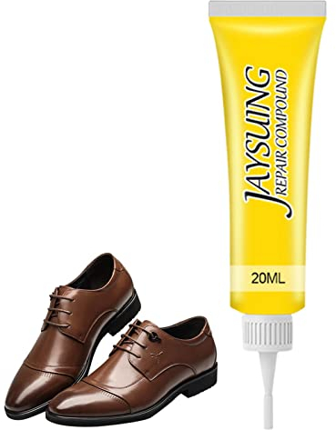 fanelod Vinyl-Reparatur-Set - 20 ml Lederkleber mit super Haftkraft - Auto-Ledersitz-Reparatur, Lederfüller für beschädigtes Leder für Couch, Sofa, Stuhl, Autositz, Taschen, Geldbö e