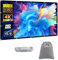 VERCORKIN Large Projector Screen 300 Inches, Outdoor/16:9/Thick Canvas Material/160° Viewing View/Foldable, Includes Mounting Cord and Storage Bag (300 Inch Double-Sided White)