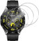 Lutree per Huawei Watch GT 4 46mm Vetro Temperato, 3 Pezzi Durezza 9H HD Pellicola Protettiva, Anti-Graffio Anti-Impronte Senza Bolle Protezione Schermo per Huawei Watch GT4 46mm
