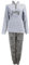 Karelpìu Pigiama Donna Invernale Caldo in Pile Coral - Soffice, Morbido e Molto Caldo - Taglie Calibrate e Forti (XXL/54-56, Grigio 5220)