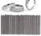 Yctze Professional Jewelry Making Kit Anvil Chisel Equipment for Carving Engraving Hammer Texture Art Includes Straight Line Stamp Silversmithing Supp